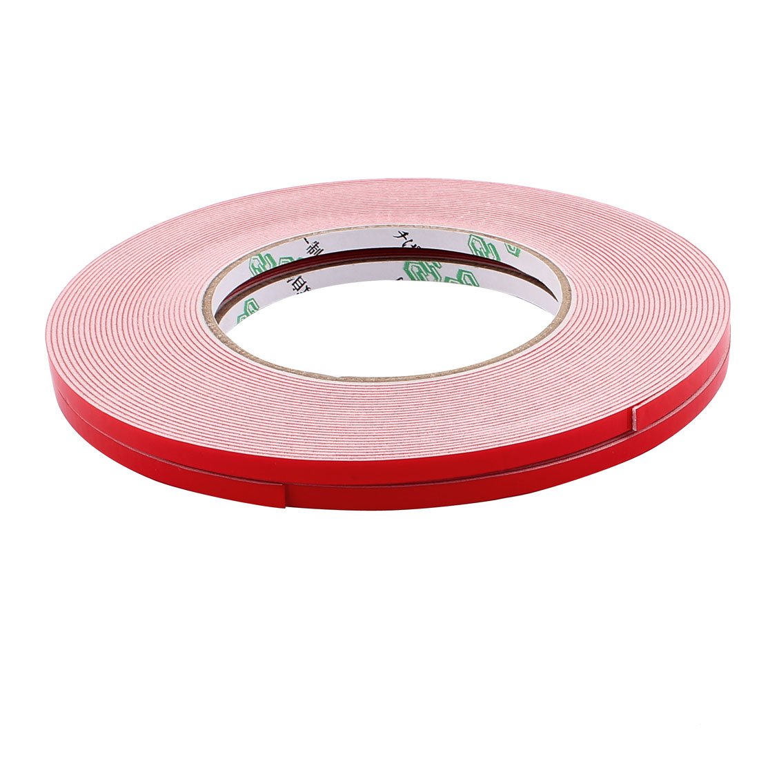 uxcell® 2 Pack 5mm x 1mm Double Sided Sponge Tape - Heavy Duty Foam Adhesive Strips for Mounting, Sealing & Crafts - 10 Meters (33Ft) - Perfect for Home DIY, Office Organization & Picture Hanging