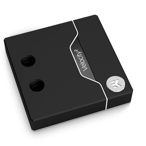 EK-Quantum Velocity² D-RGB CPU Water Block Cooler - Compatible with Intel LGA 1700 Socket, Nickel + Acetal - High Performance Liquid Cooling for Gaming PCs & Workstations