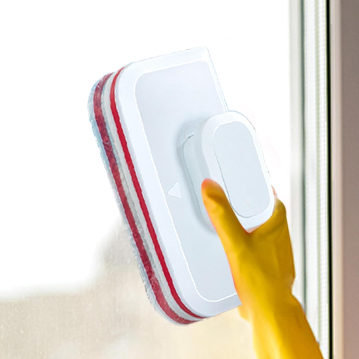 HIKIN SUPERMARKET™ 2025 Upgraded Magnetic Window Cleaner - Double Sided Glass Wiper for High Rise Buildings | Rectangular Window Scraper for Indoor & Outdoor Use | Perfect for Office Windows, Skyscrapers and Home Glass Cleaning
