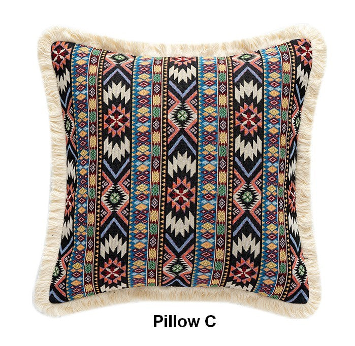 Extra Large Modern Geometric Throw Pillows - Bohemian Decorative Cushions for Sofa, Bed & Living Room - Soft Accent Pillows for Home Decor, Perfect for Cozy Reading Nooks and Stylish Lounge Areas