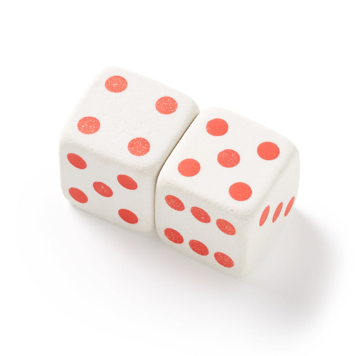Giant Dice Eraser Set - Fun Novelty School & Office Supplies for Board Games, Math Class, and Party Favors