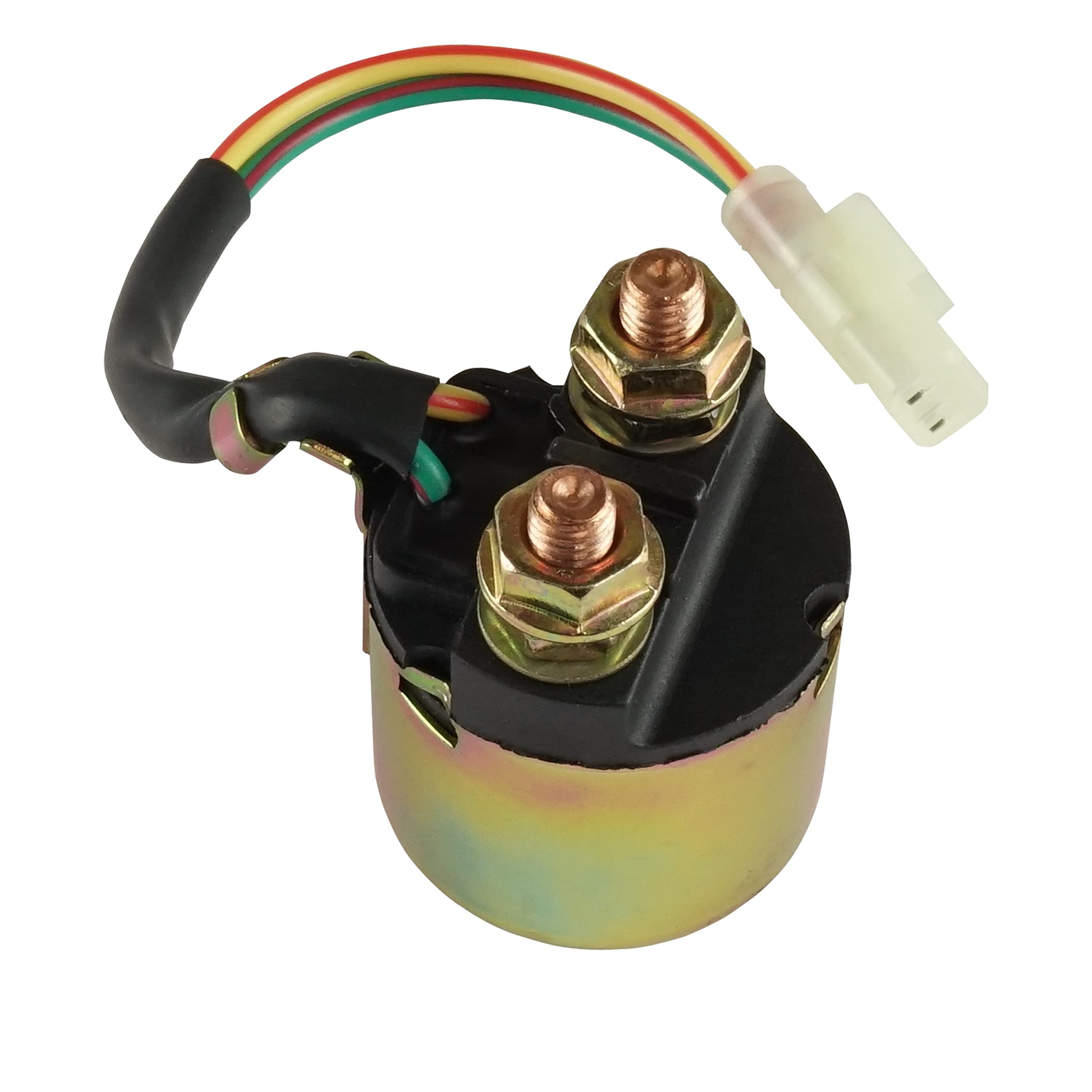 Caltric Starter Solenoid Relay Replacement for Honda 35850-HM7-000 35850-HN2-A01 - Compatible with Honda ATVs, Lawn Mowers & Power Equipment