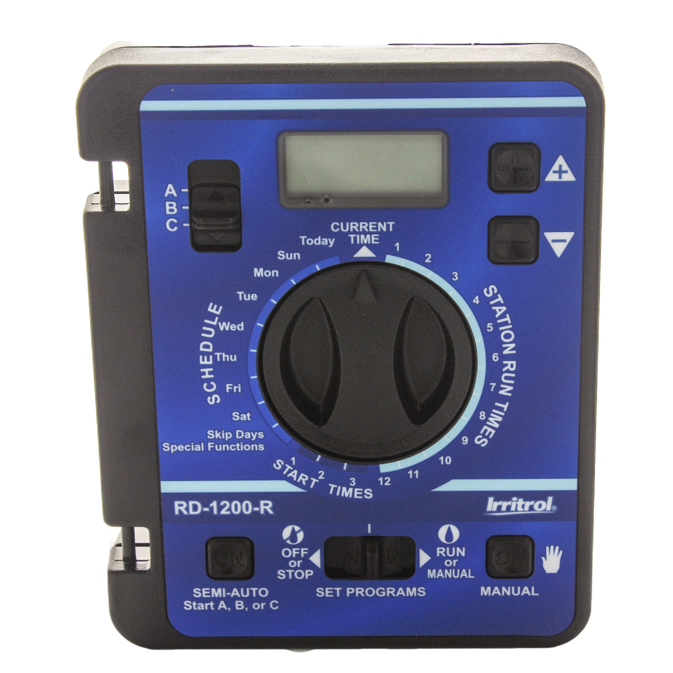 Irritrol RD12 MOD R 12 Station Replacement Front Panel - Compatible with Irrigation Systems - Easy DIY Installation for Home & Garden Sprinkler Control