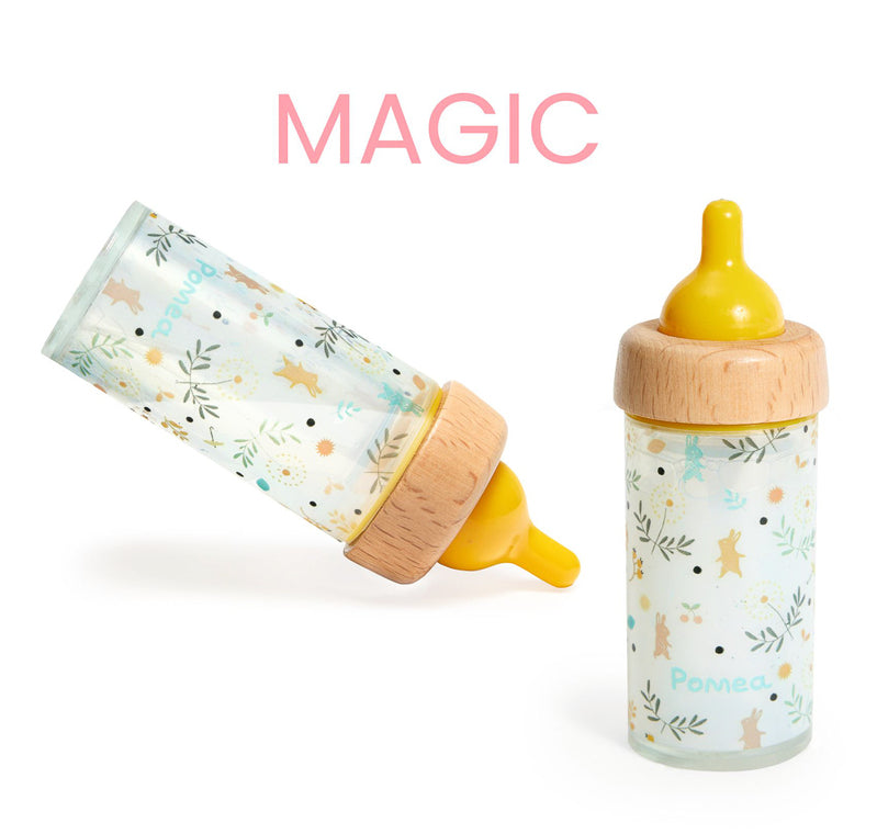 Magic Baby Doll Feeding Bottle - Realistic Toy Bottle for Pretend Play, Role Play & Nurturing - Perfect for Kids' Tea Parties, Parenting Pretend Games & Toddler Learning Activities
