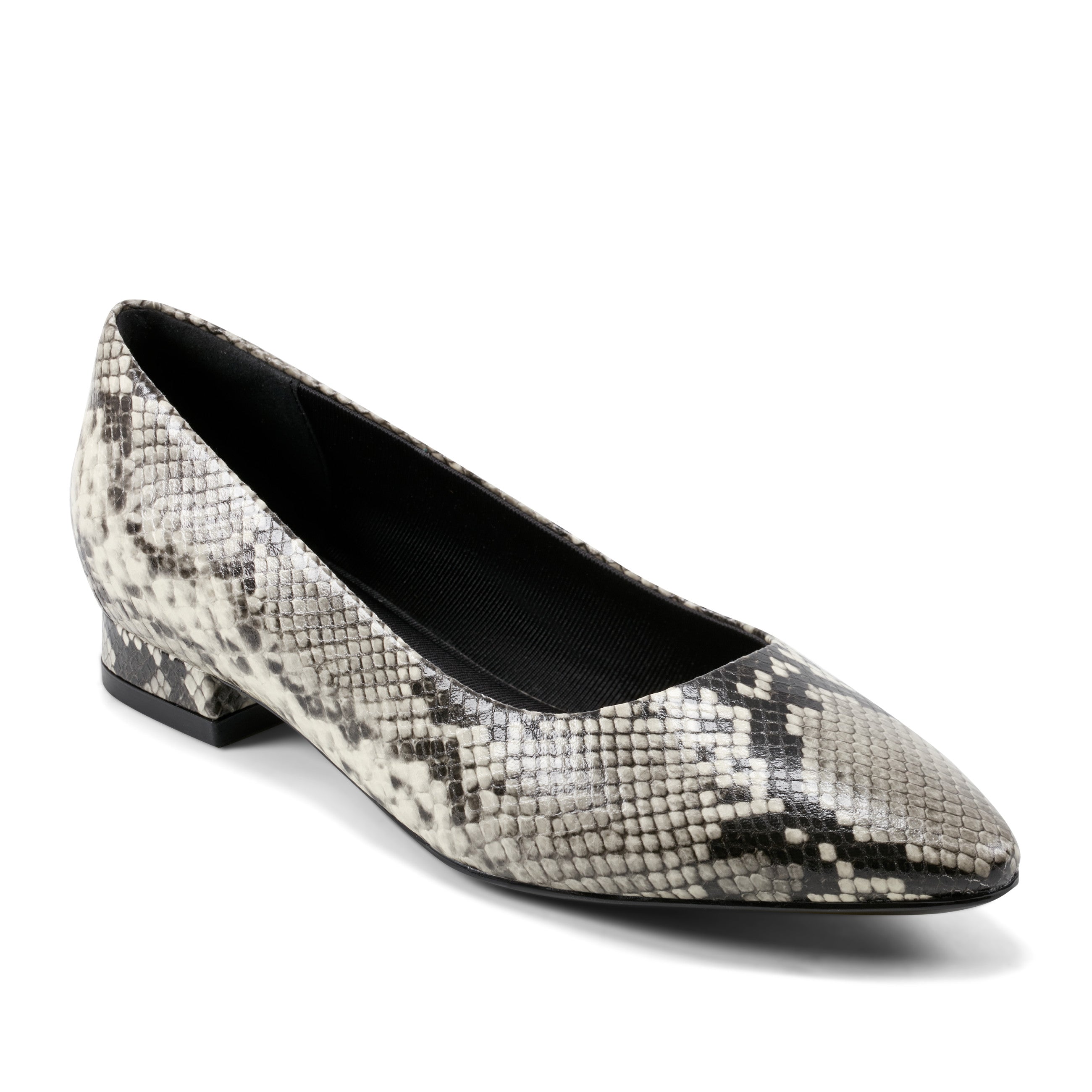 Women's Tessa Total Motion Pointy Toe Dress Flats - Comfortable Work Shoes for Office, Business & Formal Occasions