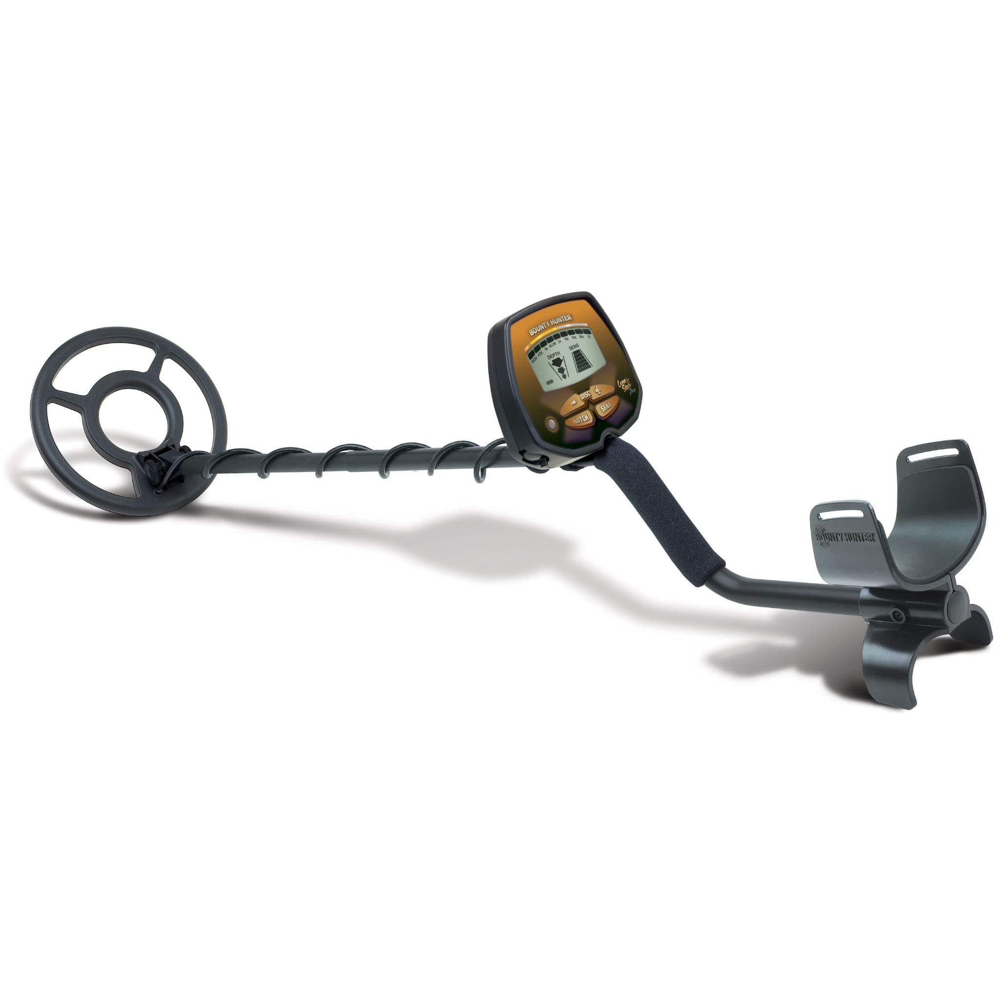 Bounty Hunter Lone Star Pro Metal Detector for Adults & Kids - Waterproof Search Coil, Advanced Discrimination, LCD Display - Perfect for Beach Hunting, Coin Shooting & Treasure Hunting Adventures