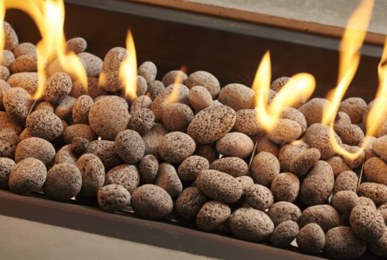 Premium Tumbled Lava Rocks for Fire Pits & Landscaping - Natural Volcanic Stones for Outdoor Decor, Garden Pathways & Fireplace Enhancement (10lb Bag) - Perfect for Patio, Backyard & Camping Use
