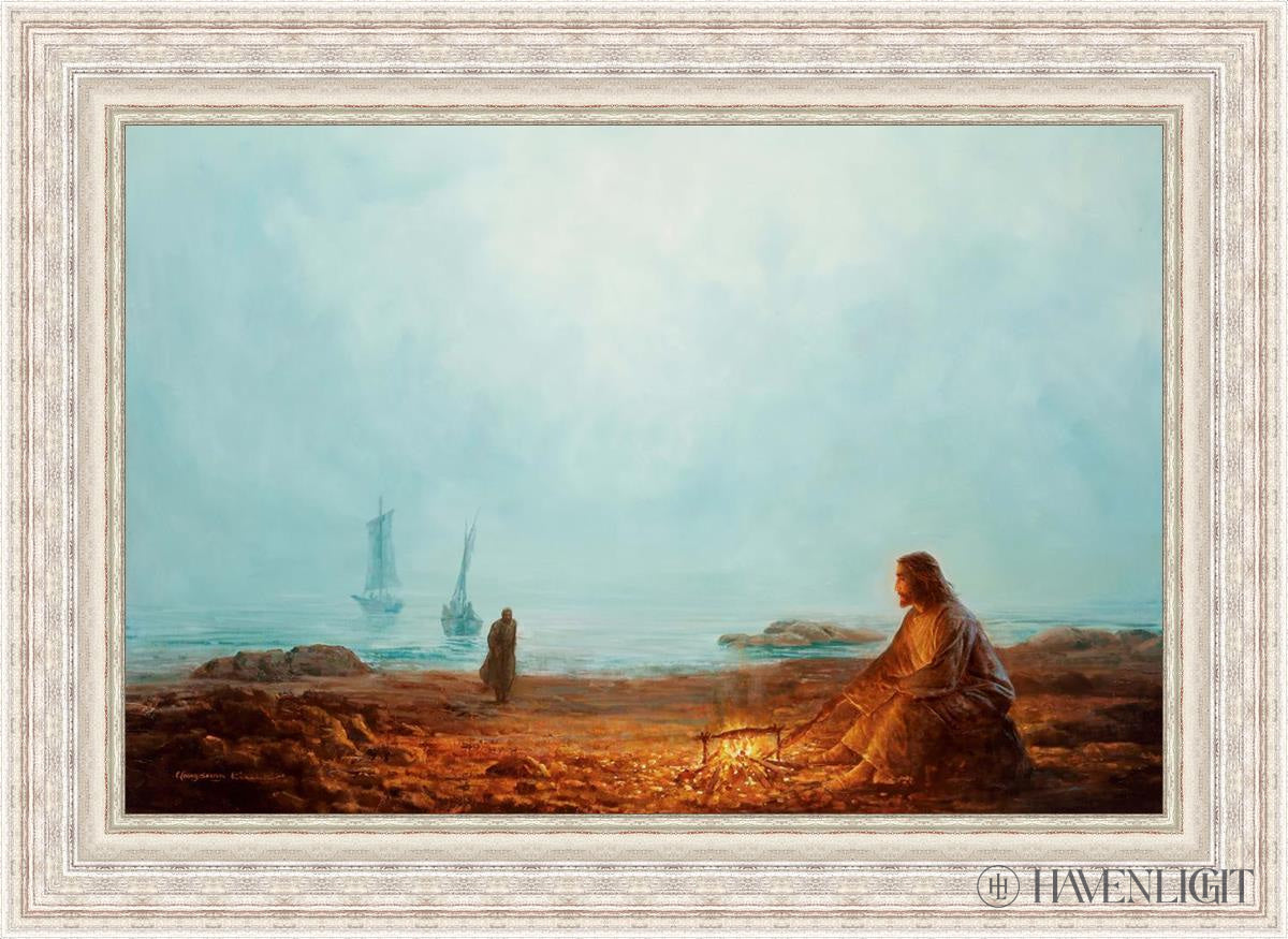 By The Shore By Yongsung Kim - Coastal Wall Art Print for Beach House Decor, Ocean Themed Living Room & Bedroom