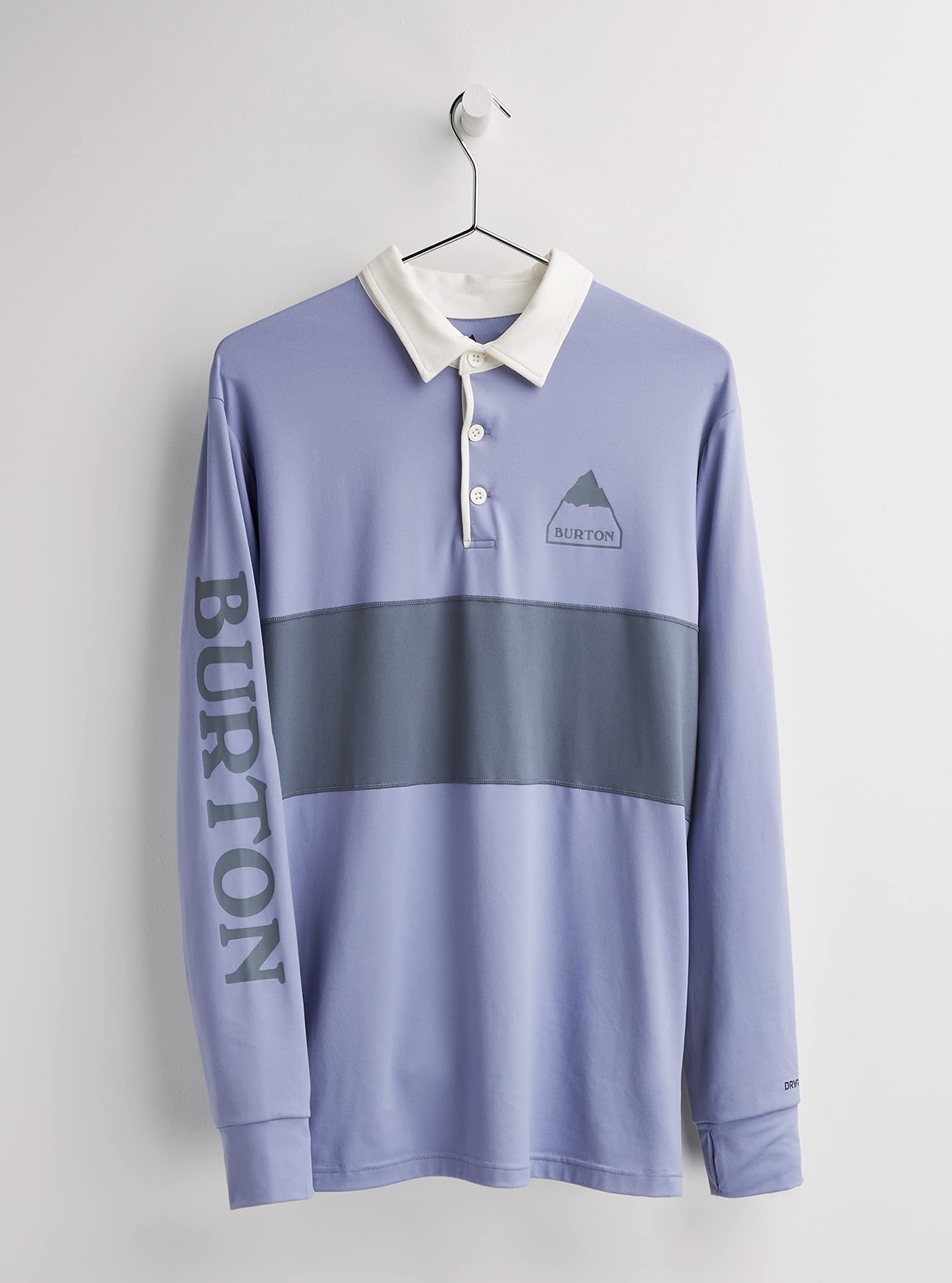 Burton Men's Midweight Rugby Shirt - Comfortable & Durable Cotton Blend for Casual Wear, Sports & Outdoor Activities