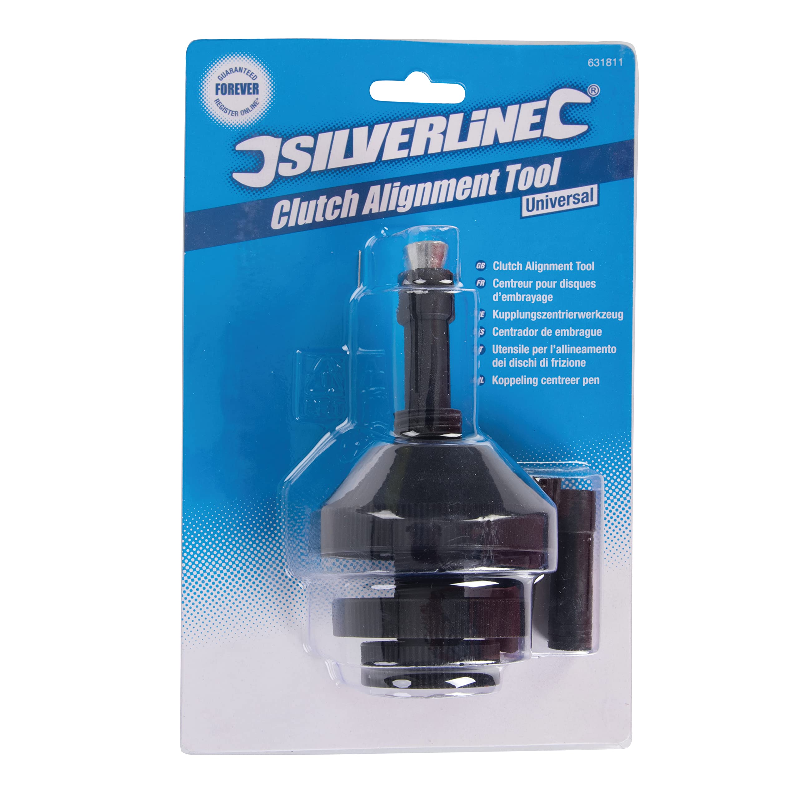 Universal Clutch Alignment Tool - Black - Perfect for Smooth Transmission Installation & Repair in Cars, Trucks, and Motorcycles