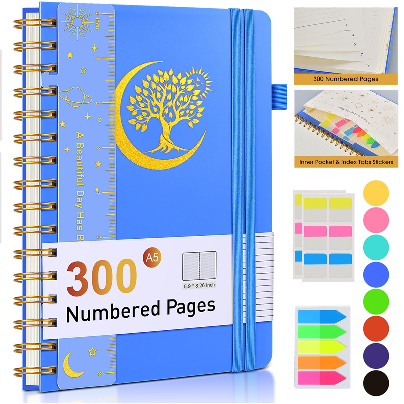 Premium A5 Spiral Notebook 5.8