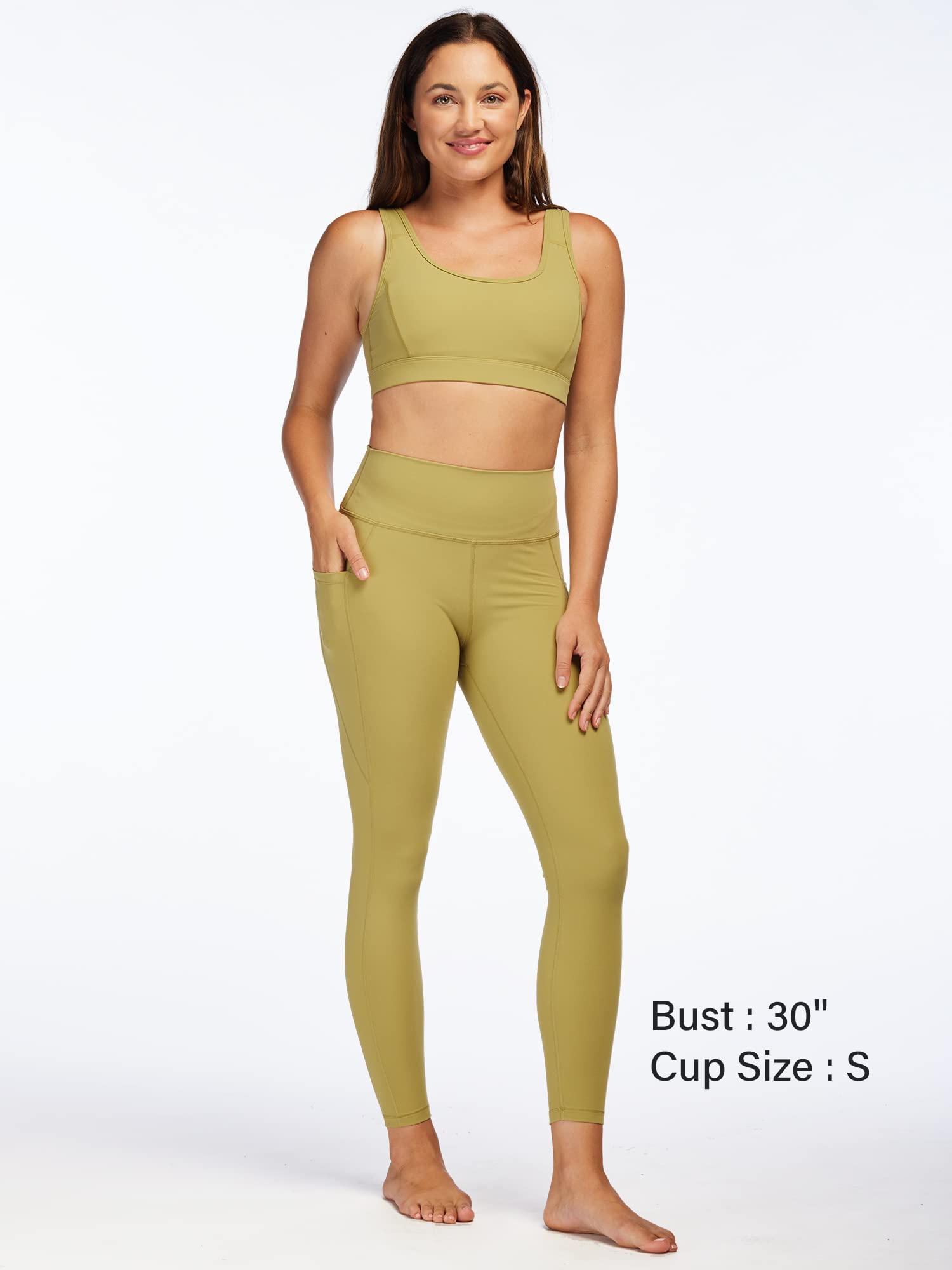 Stelle Women's Strappy Sports Bra - Full Coverage Criss Cross Back Yoga Bra with Removable Pads - High Support Workout Bra for Running, Gym & Yoga - Plus Size Activewear for Women