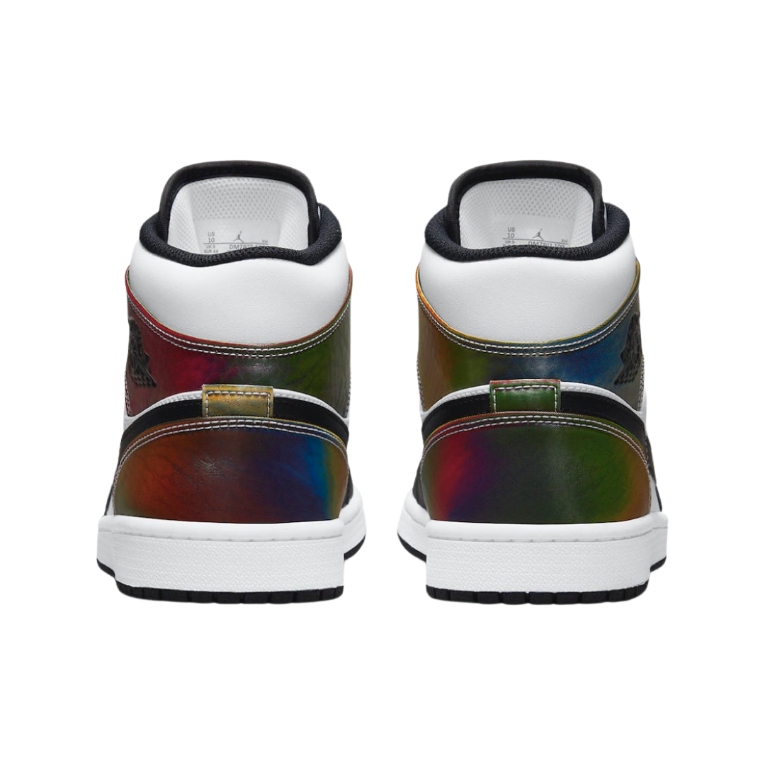 Air Jordan 1 Mid Sneakers - White & Black Basketball Shoes for Men | Casual Wear, Street Style & Sports Performance