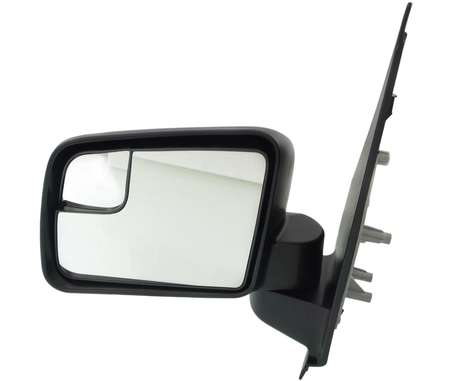 Garage-Pro Manual Glass Driver Side Mirror Compatible with 2011-2013 Ford Transit Connect - Textured Black Blind Spot Mirror for Enhanced Safety & Visibility (Perfect for Urban Driving, Parking & Towing)