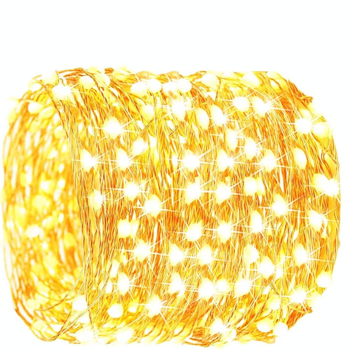 200 LED Solar String Lights - 66FT Waterproof Fairy Lights with 8 Lighting Modes & Warm White Glow | Super Bright Copper Wire Lights for Outdoor Garden, Patio, Tree, Wedding & Party Decor | Perfect for Backyard, Christmas, Landscape Lighting