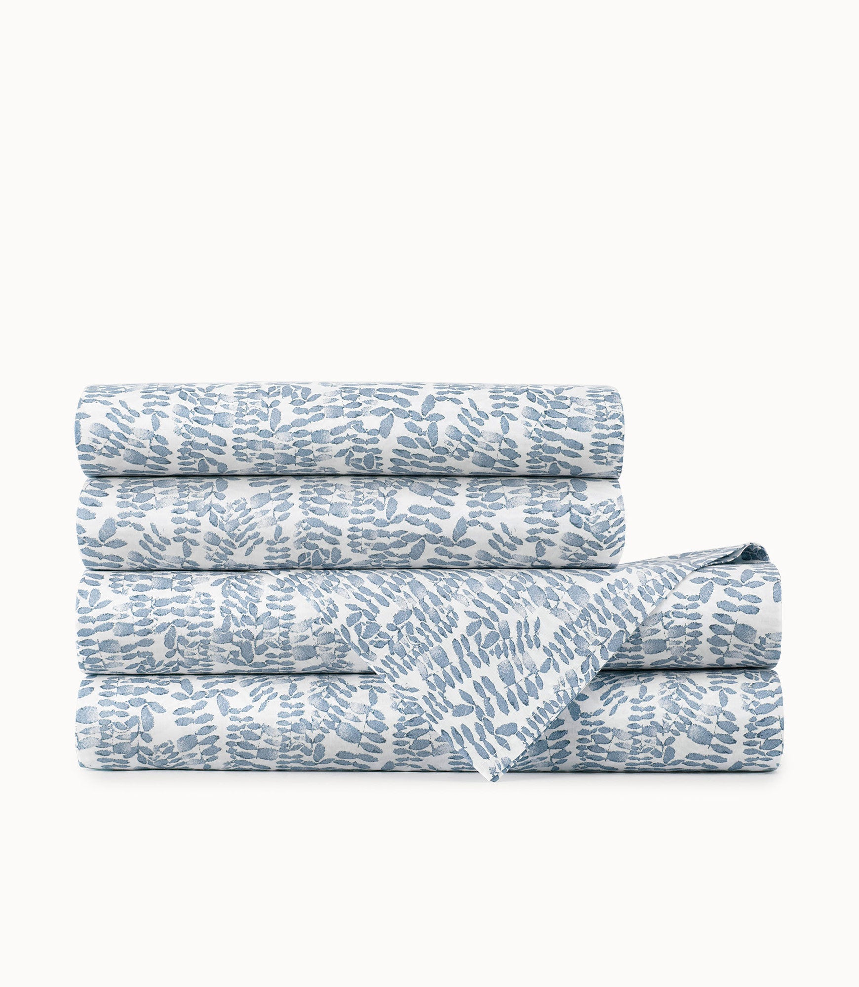 Premium 100% Cotton Fern Percale Sheet Set - Soft, Breathable & Wrinkle-Resistant Bedding for a Cool & Comfortable Sleep - Perfect for Master Bedrooms, Guest Rooms & Dormitories