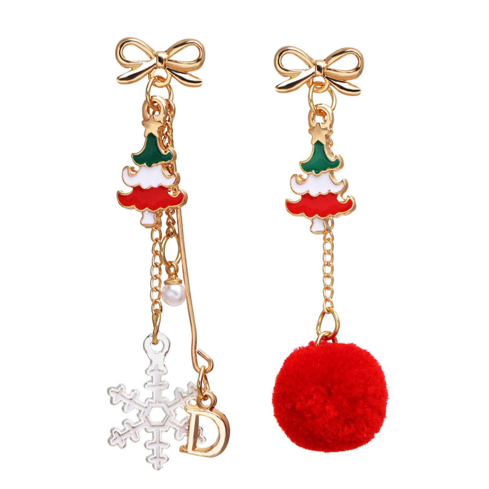 Trendy Christmas Stud Earrings for Women - Cute Holiday Fashion Accessories - Perfect for Parties, Gifts & Festive Outfits