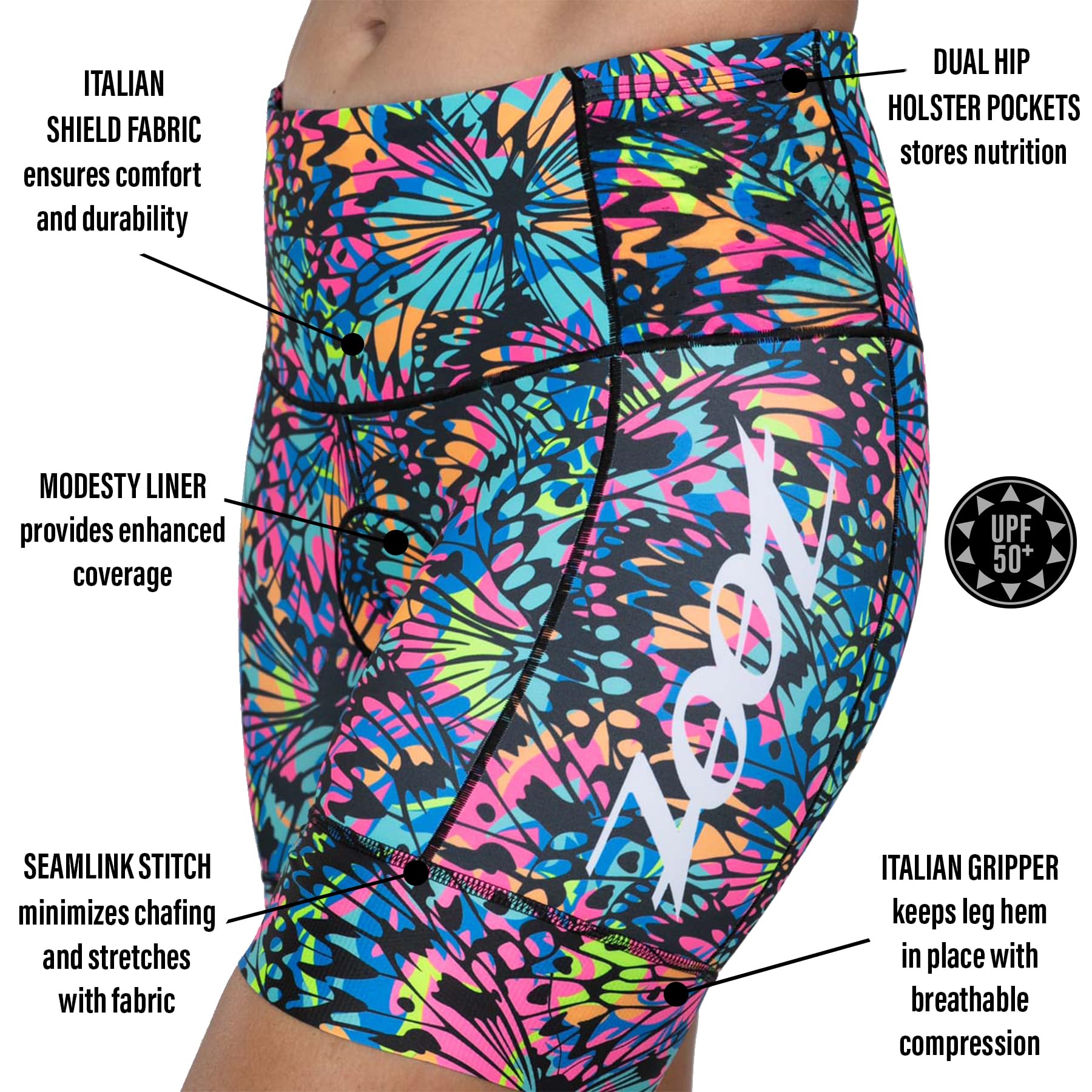 Zoot Women's LTD 6-Inch Triathlon Shorts - Quick Dry UPF 50+ Cycling Padded Shorts for Swim, Bike & Run | Perfect for Triathlons, Endurance Training & Outdoor Sports