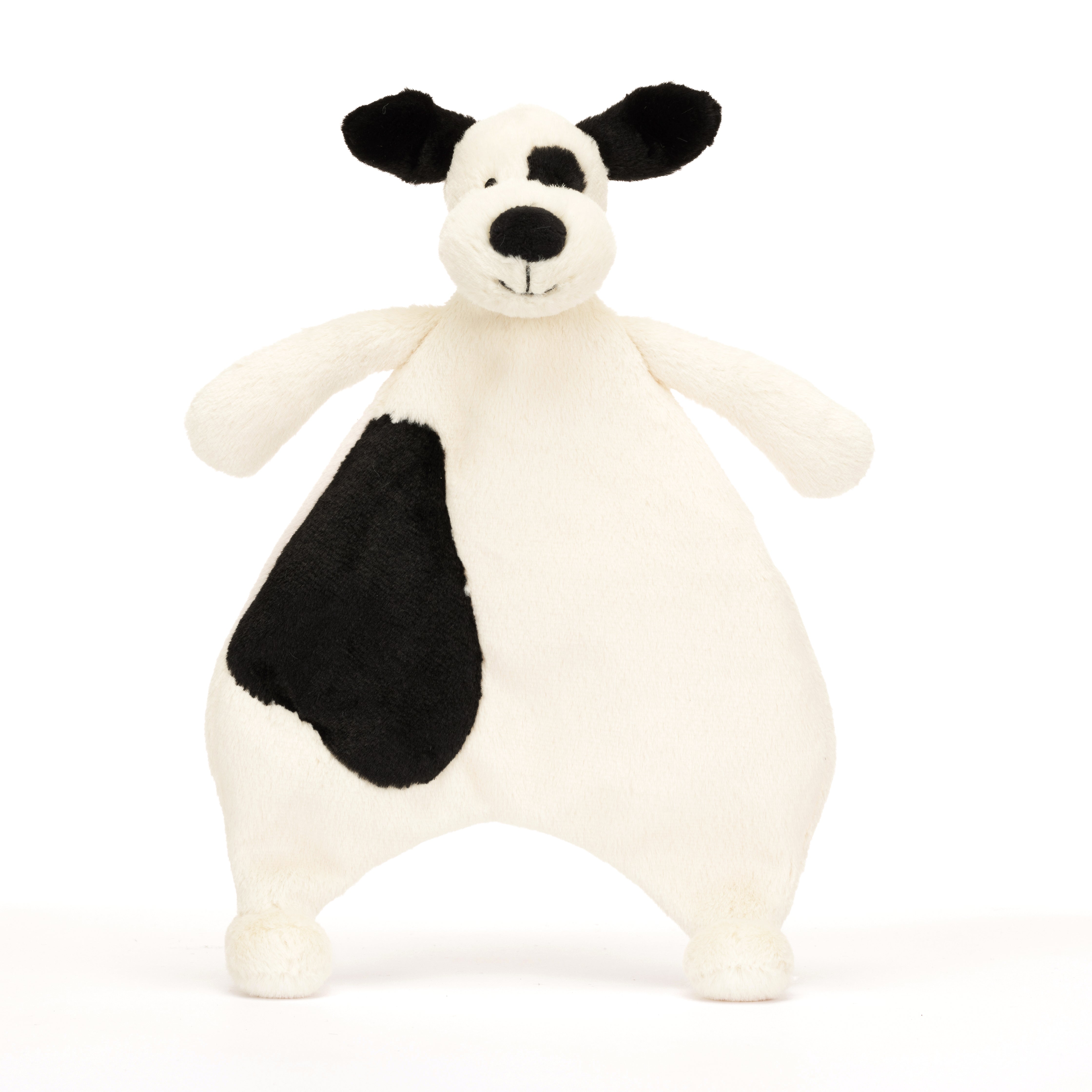 Jellycat Black & Cream Puppy Plush Toy - Soft Stuffed Animal for Kids & Babies | Perfect for Cuddling, Nursery Decor, and Gift Giving