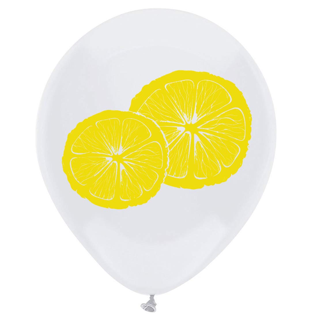 12 Inch Yellow Lemon Latex Balloons (16 Pack) - Baby Shower & Birthday Party Decorations - Perfect for Summer Parties, Gender Reveals & Tropical Themed Events