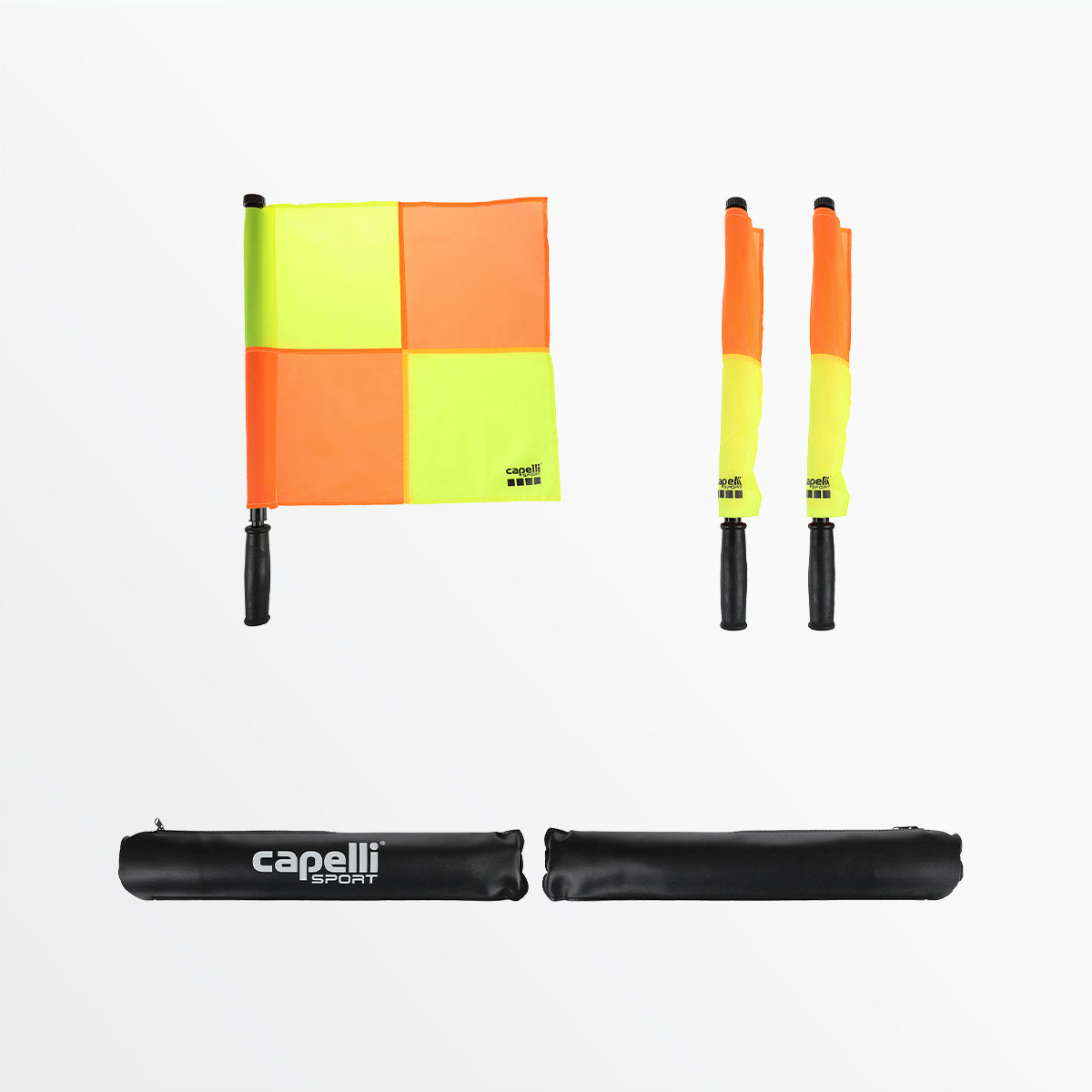 CS Professional Referee Flag Set - High-Quality Soccer Referee Flags for Games & Tournaments - Perfect for Coaches, Referees & Sports Enthusiasts