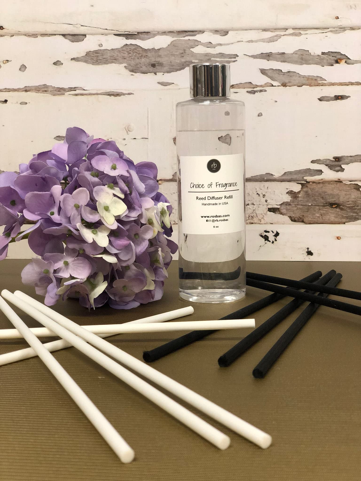 Premium Black Sea Scented Reed Diffuser Set - 6oz Fragrance Oil & 5 Black Reed Sticks | Long-Lasting Home Aromatherapy | Handmade in USA | Perfect for Living Room, Bedroom & Bathroom Decor