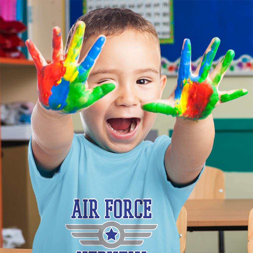 Adorable Air Force Toddler T-Shirt for Nephews & Nieces - Soft Cotton Kids' Military Apparel - Perfect for Family Gatherings & Air Force Themed Events