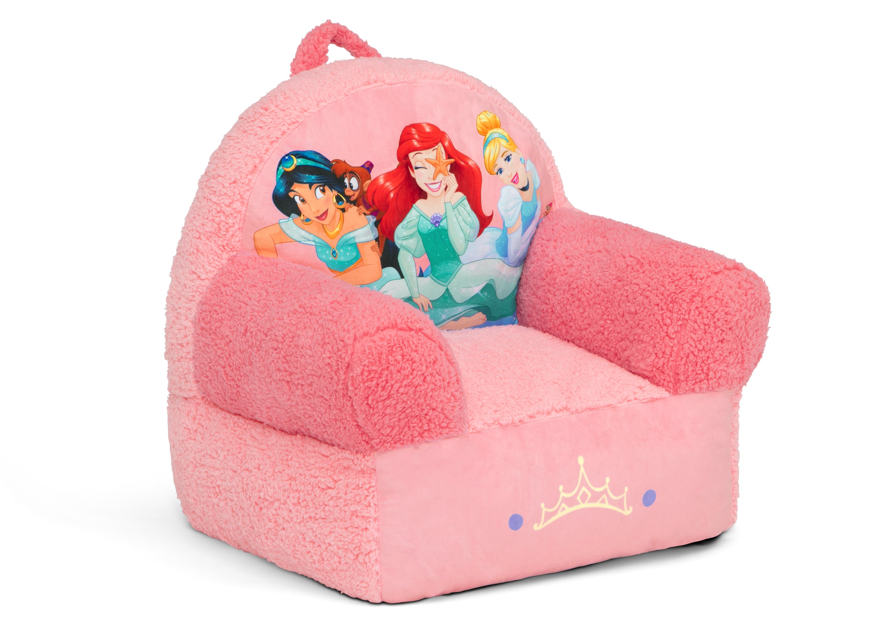 Disney Princess Cozee Buddy Chair - Soft Plush Kids Lounge Chair for Girls, Perfect for Bedroom, Playroom & Reading Nook - Official Disney Merchandise
