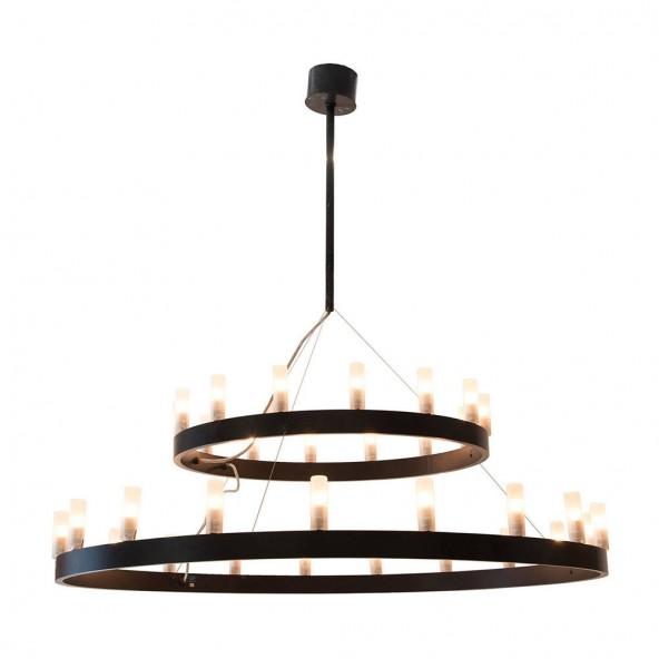Elegant Large Chandelier - Modern Crystal Ceiling Light Fixture for Dining Room, Living Room & Bedroom Decor
