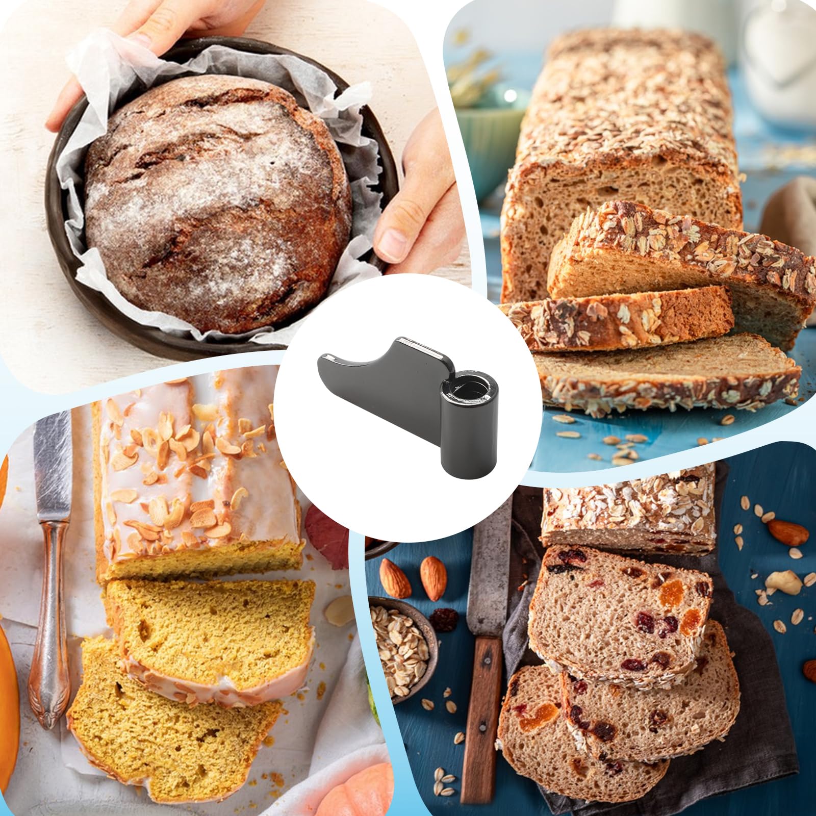 Zojirushi BB-PAC20 Bread Machine Kneading Paddle Replacement - Compatible with 8-BBP-P070 Model - Perfect for Homemade Bread, Dough Kneading & Baking at Home