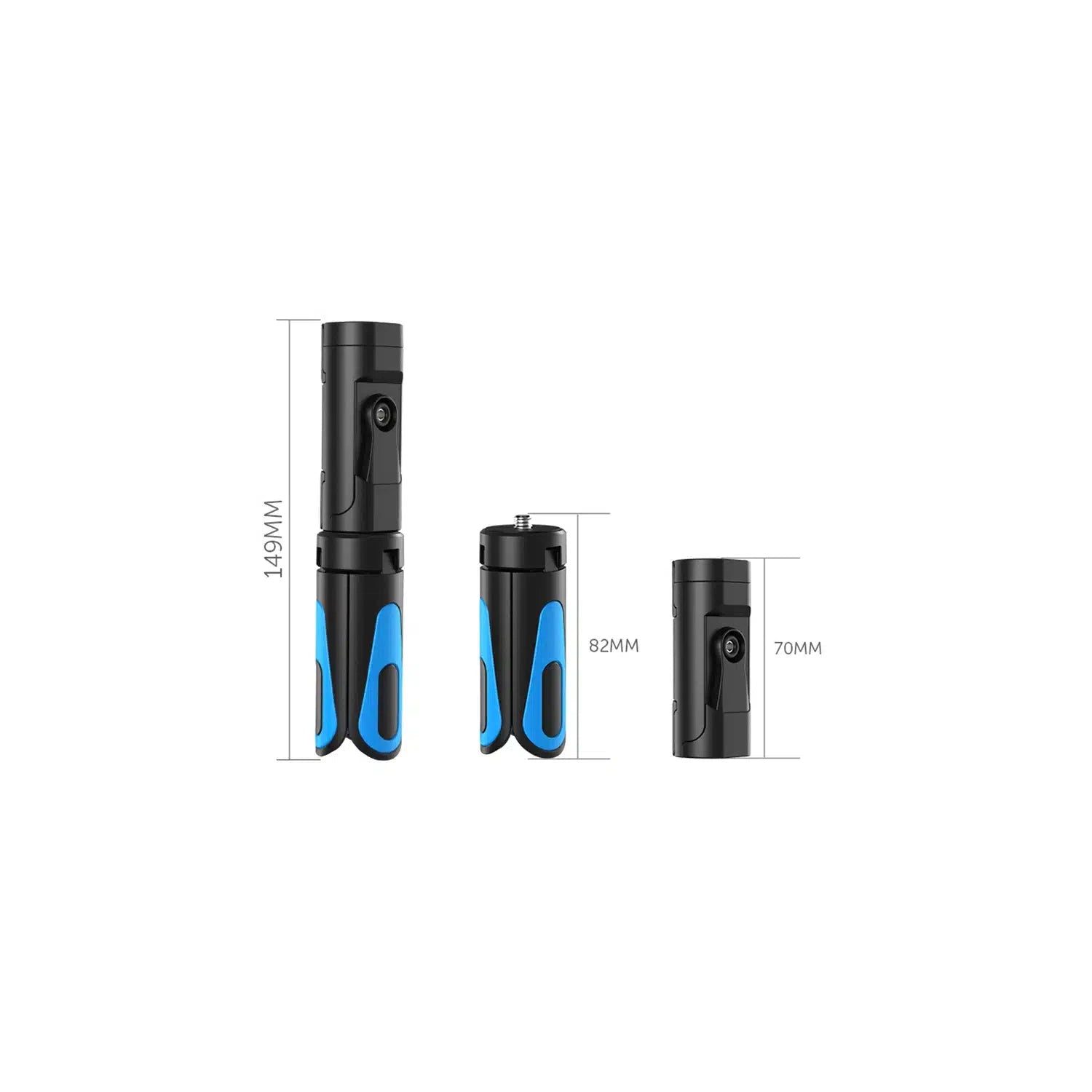 Apexel JJ08 Mini Tripod Stand - Compact & Portable Phone Tripod for iPhone, Android, Camera - Perfect for Vlogging, Travel, Photography, and Video Shooting