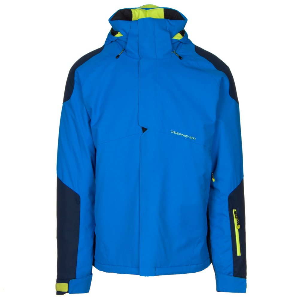 Obermeyer Men's Foundation Jacket - Waterproof Winter Coat for Outdoor Activities, Lightweight Insulated Ski Jacket (Stellar Blue, Small) - Perfect for Skiing, Snowboarding & Cold Weather Adventures