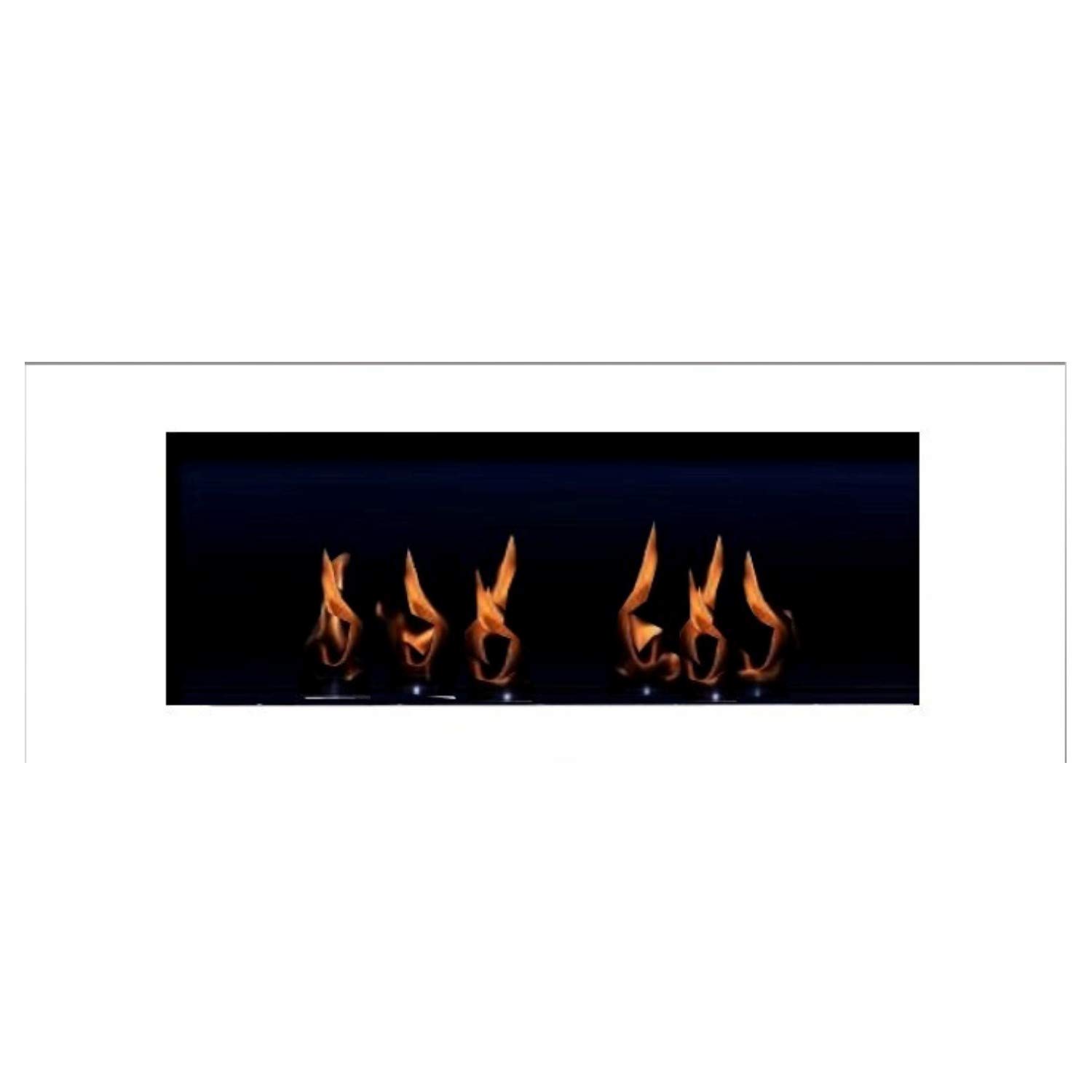 White Celin Bio-Ethanol Gel Fireplace - Eco-Friendly Ventless Indoor/Outdoor Fireplace for Home, Patio, Garden & Restaurant Decoration