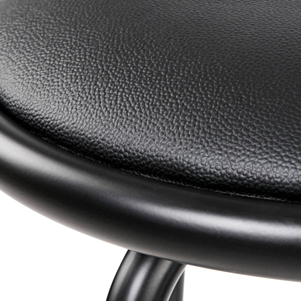 2 Pack Swivel Bar Stools with Leather Padded Seat and Metal Frame - Perfect for Kitchen Island, Home Bar or Breakfast Nook