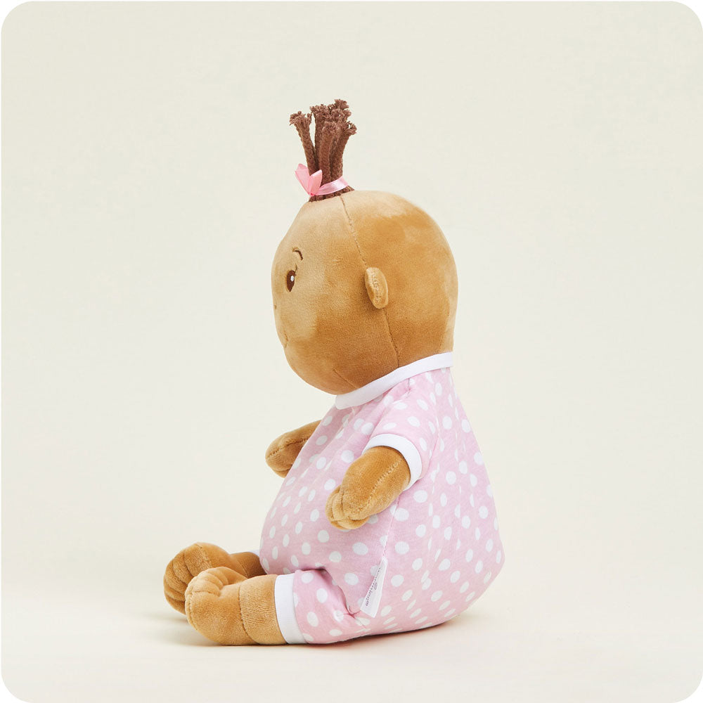 Cozy Baby Girl Warmies Plush Stuffed Animal - Soft & Snuggly for Toddlers & Infants - Perfect for Cuddling, Naptime & Comfort
