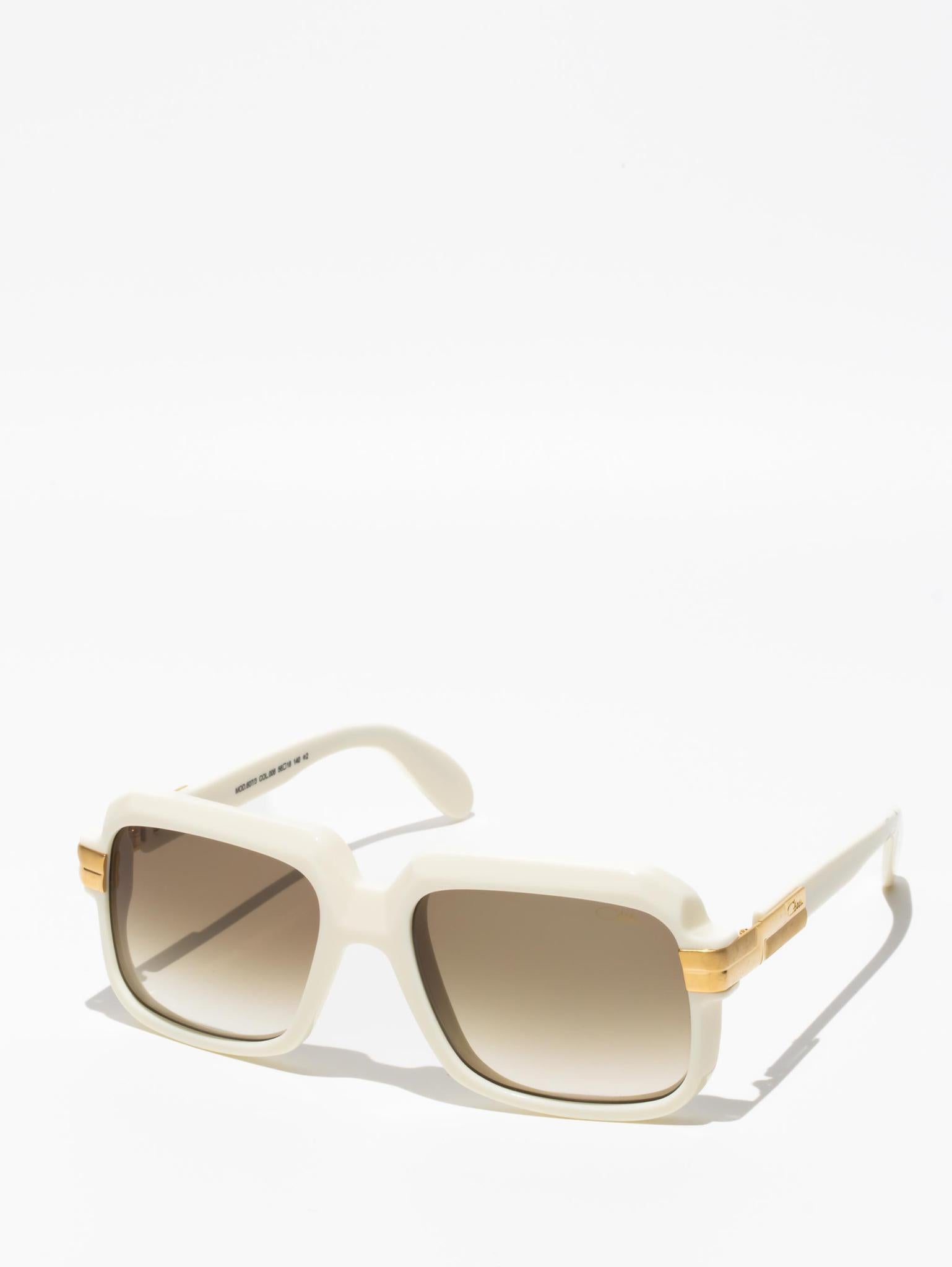CAZAL 607/3 008 Sunglasses - Classic Retro Aviator Style with UV Protection - Perfect for Driving, Travel, and Outdoor Activities