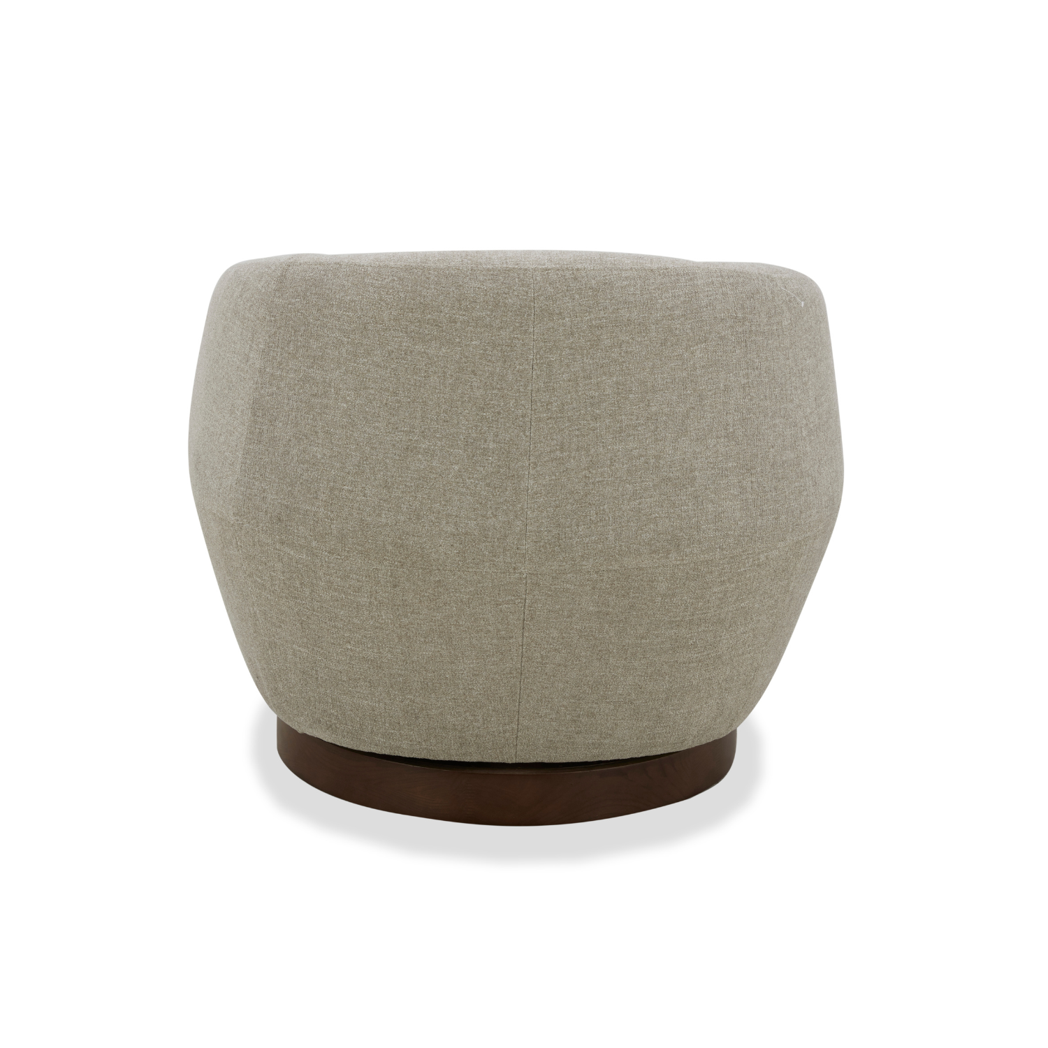 Premium Pod Swivel Lounge Chair - Soft Pebble Chenille Upholstery, 360° Rotation, Modern Accent Chair for Living Room, Bedroom & Office - Perfect for Relaxing, Reading & Lounging