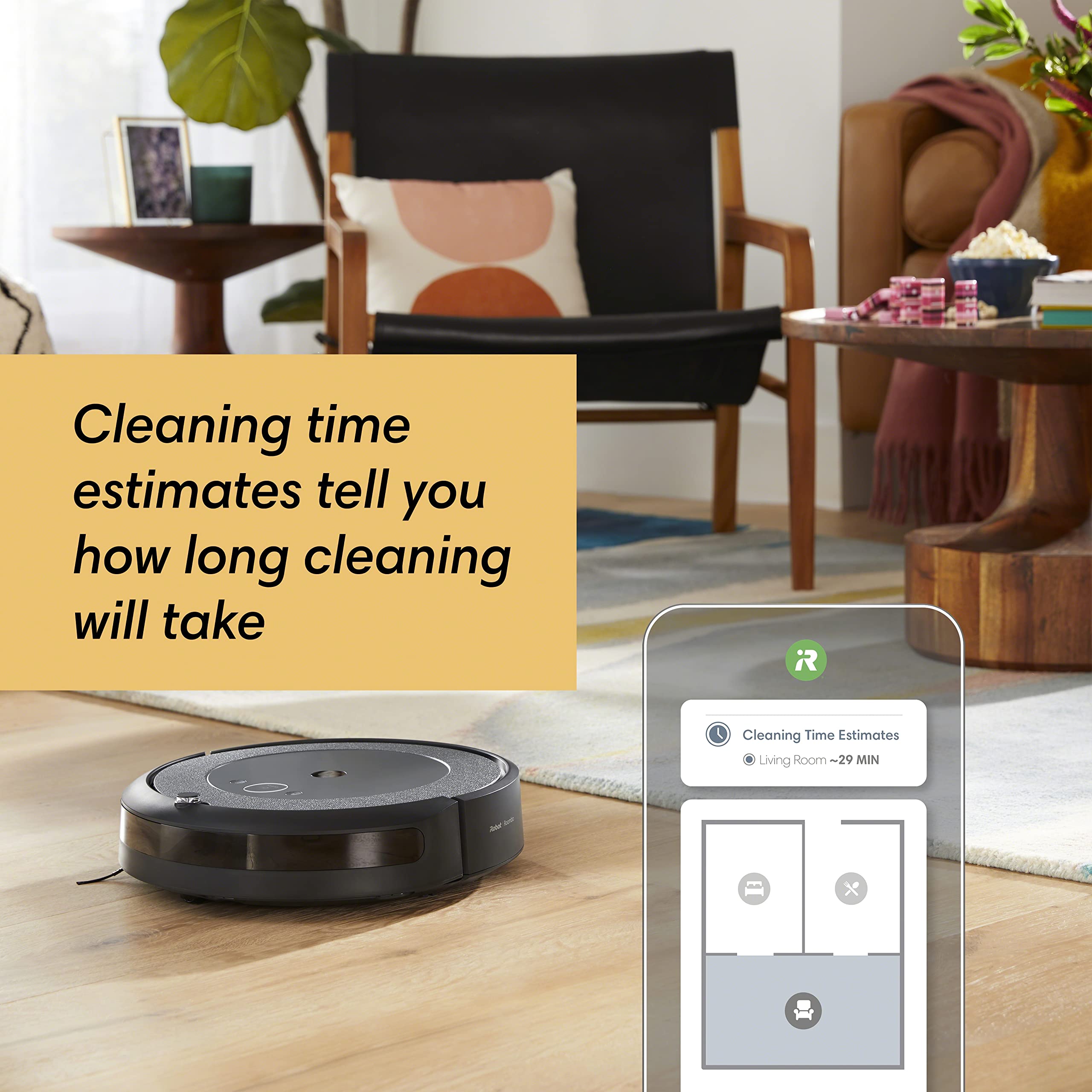 iRobot Roomba i3+ (3550) Robot Vacuum with Self-Emptying Clean Base Automatic Dirt Disposal - Smart WiFi Connected for Pet Hair & Hard Floors - Ideal for Homes with Pets & Busy Families