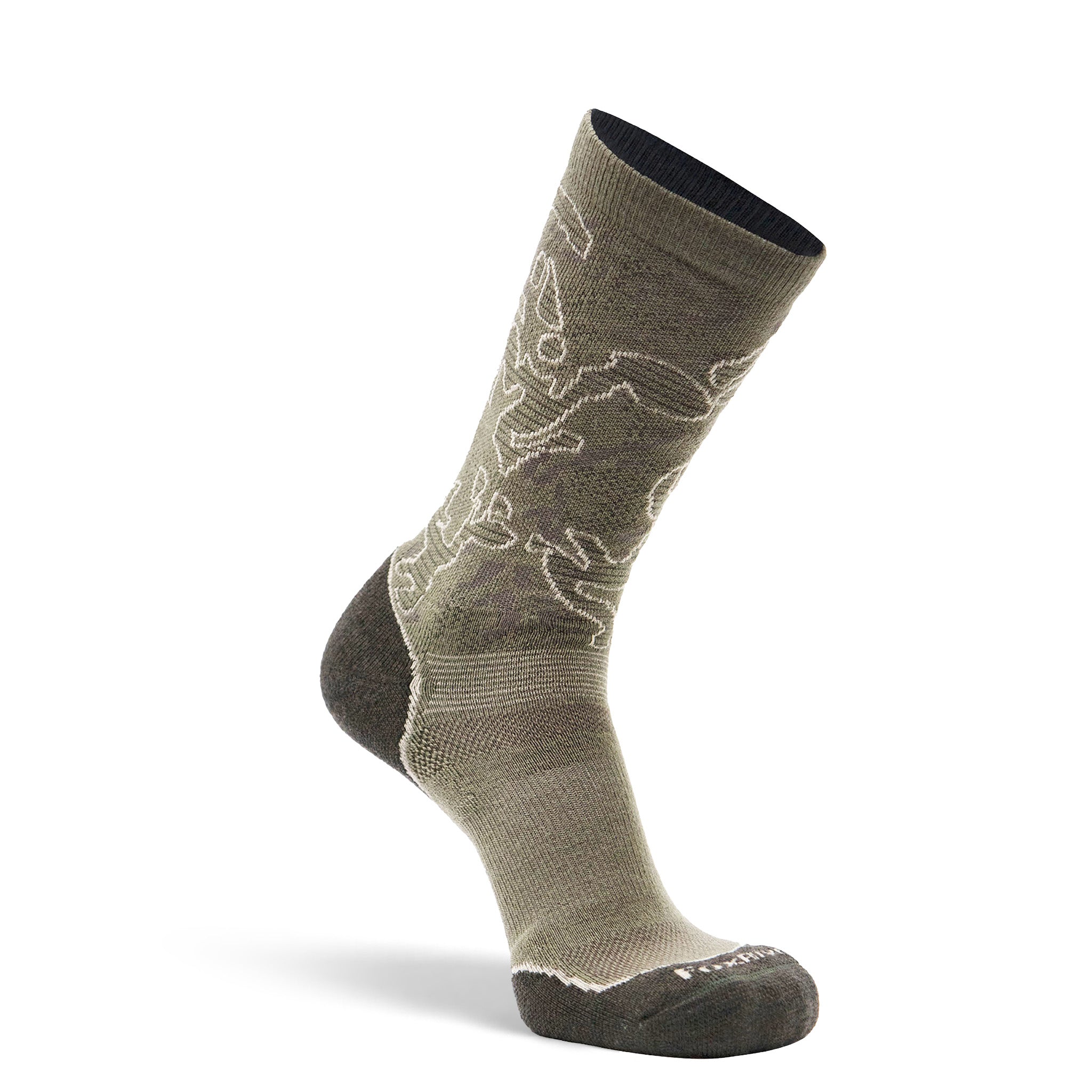 Hanging Rock Medium Weight Crew Hiking Socks for Men & Women - Moisture Wicking, Breathable Outdoor Socks for Hiking, Trekking & Camping Adventures