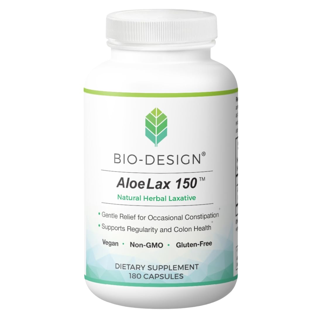 Biodesign Aloe Lite 150mg 180 Capsules - Pure Aloe Vera Supplement for Digestive Health & Skin Care | Supports Gut Wellness, Detox & Hydration | Perfect for Daily Wellness Routine & Natural Beauty Regimen