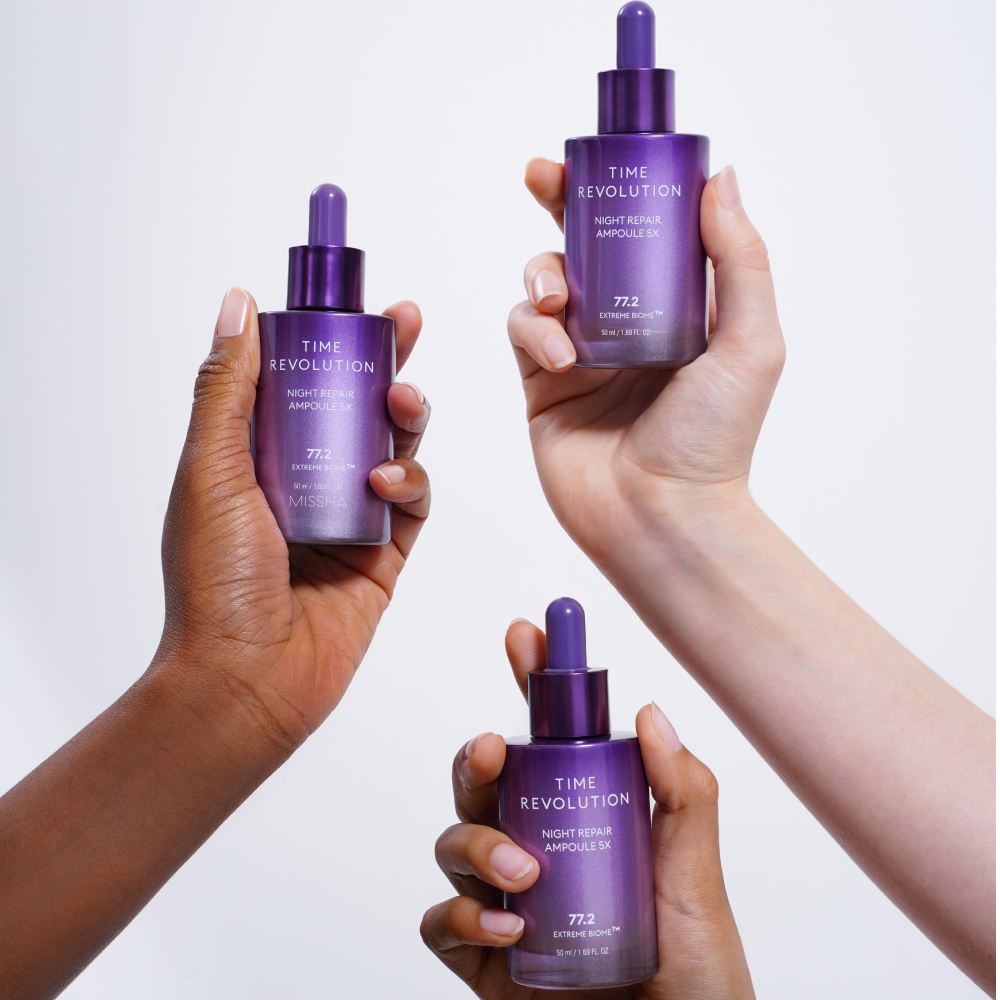 Time Revolution Night Repair Ampoule 5X - Intensive Anti-Aging Night Serum for Youthful Skin | Perfect for Nighttime Skincare Routine & Dark Spot Treatment