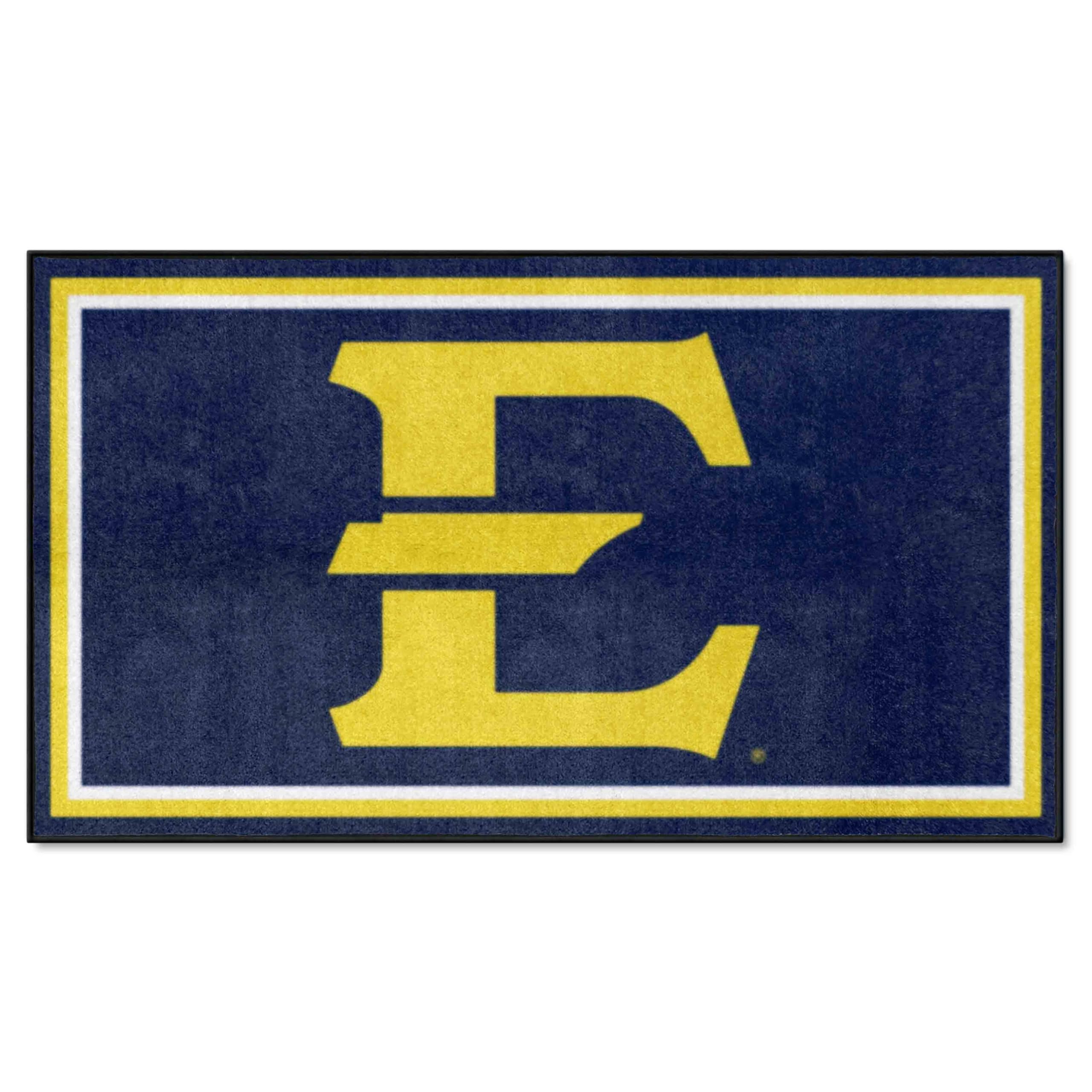 FANMATS NCAA East Tennessee Buccaneers 3x5 Feet Plush Area Rug - Premium Sports Fan Rug for Home Decor, Game Room & Tailgating Parties | Soft College Team Carpet for Dorm, Living Room & Man Cave
