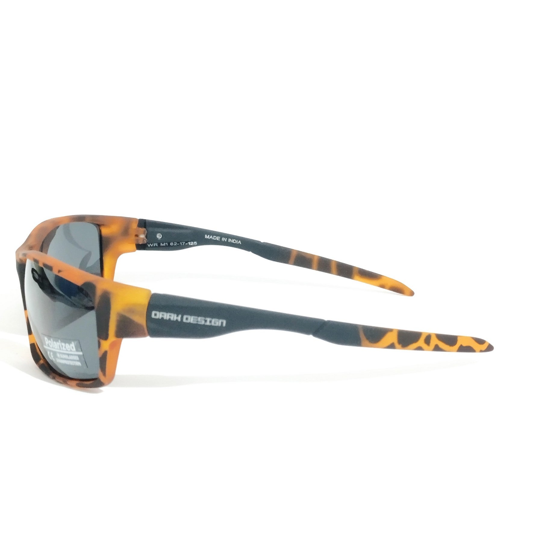 Stylish Brown Wraparound Polarized Sunglasses for Men & Women - UV Protection, Lightweight & Comfortable - Perfect for Driving, Beach, and Outdoor Activities