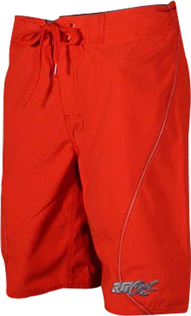 Rip Curl Men's Focus Boardshorts - Quick-Dry Swim Trunks for Surfing, Swimming & Beach - Red