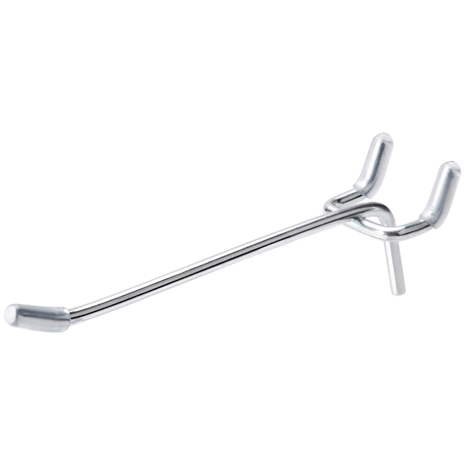 BetzFord 50-Pack 4-Inch Pegboard Hooks with 150 Peg Locks - Heavy Duty Metal Hangers for 1/4