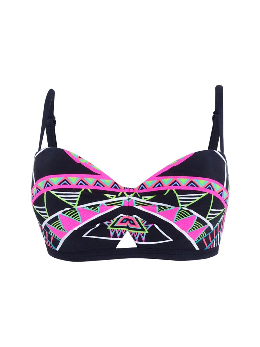 Women's Underwire Bikini Top with Soft Cups - Comfortable Swimwear for Beach, Pool & Summer Vacation | Adjustable Straps & Supportive Design