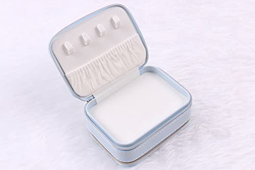 Personalized Name Travel Jewelry Box - Custom Engraved Jewelry Organizer for Brides, Bridesmaids & Travel | Wedding Gift, Honeymoon Jewelry Case, Compact Jewelry Storage for Vacation & Special Occasions
