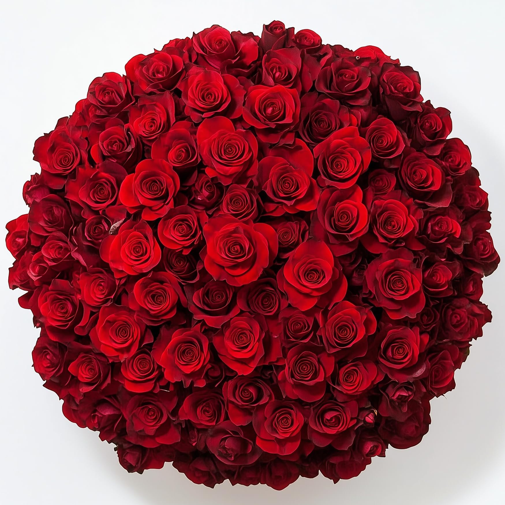400 Fresh Cut Red Roses Bouquet - Real Flowers for Wedding, Birthday, Anniversary, Bridal Shower & Home Decor | Long-Lasting Premium Roses for Centerpieces, Gifts & Romantic Occasions