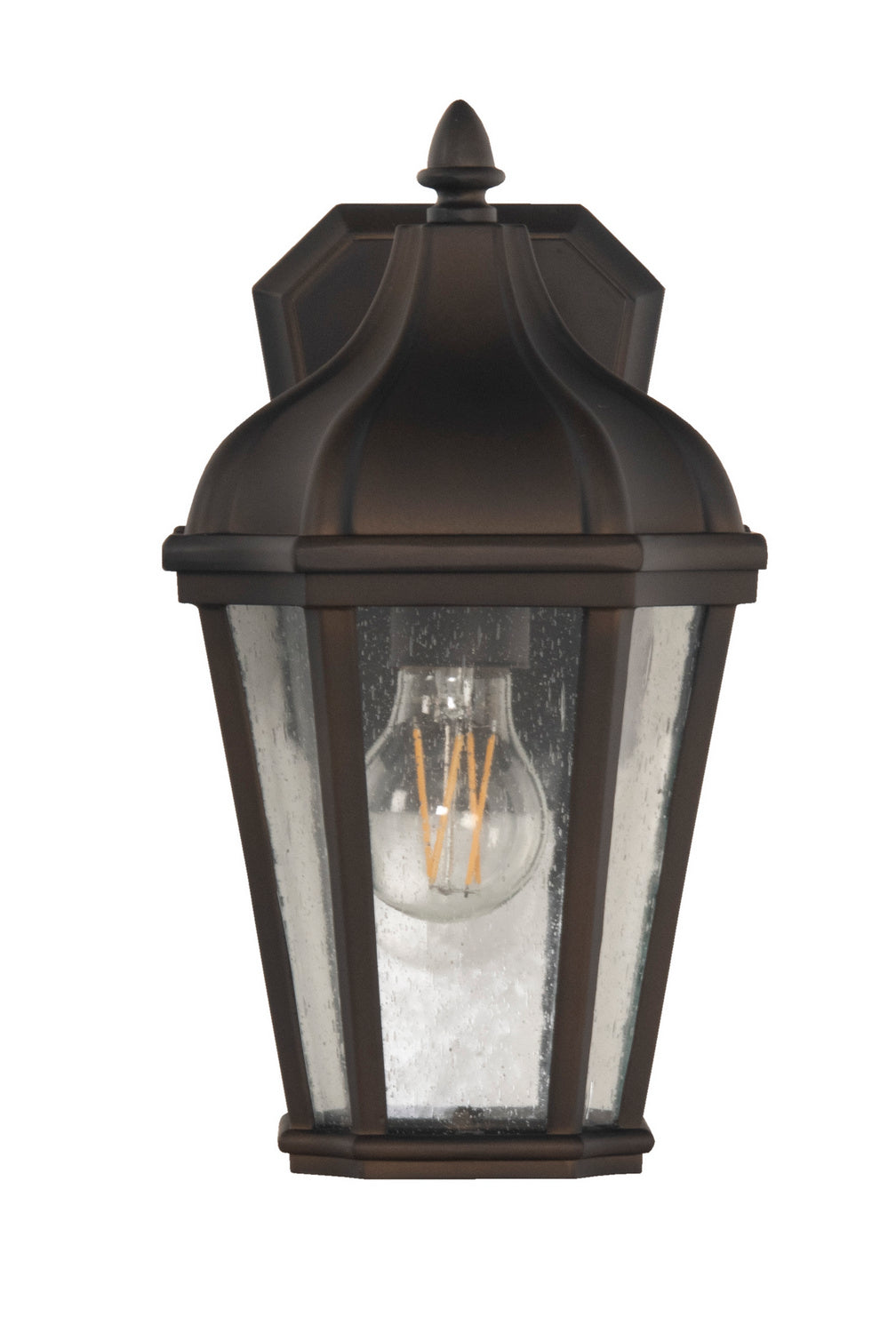Briarwick Dark Coffee One Light Outdoor Wall Mount Sconce - Perfect for Porch, Patio, and Garden Lighting
