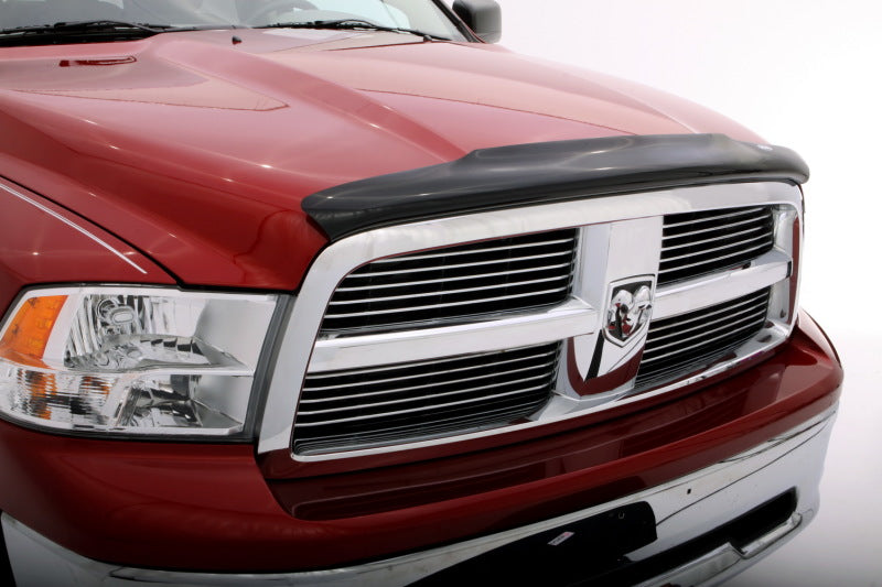 AVS Bugflector Medium Profile Hood Shield (Smoke) for Dodge RAM 1500 2009-2018 | Excludes Rebel Models | UV Protection & Bug Deflector | Perfect for Highway Driving & Off-Road Adventures